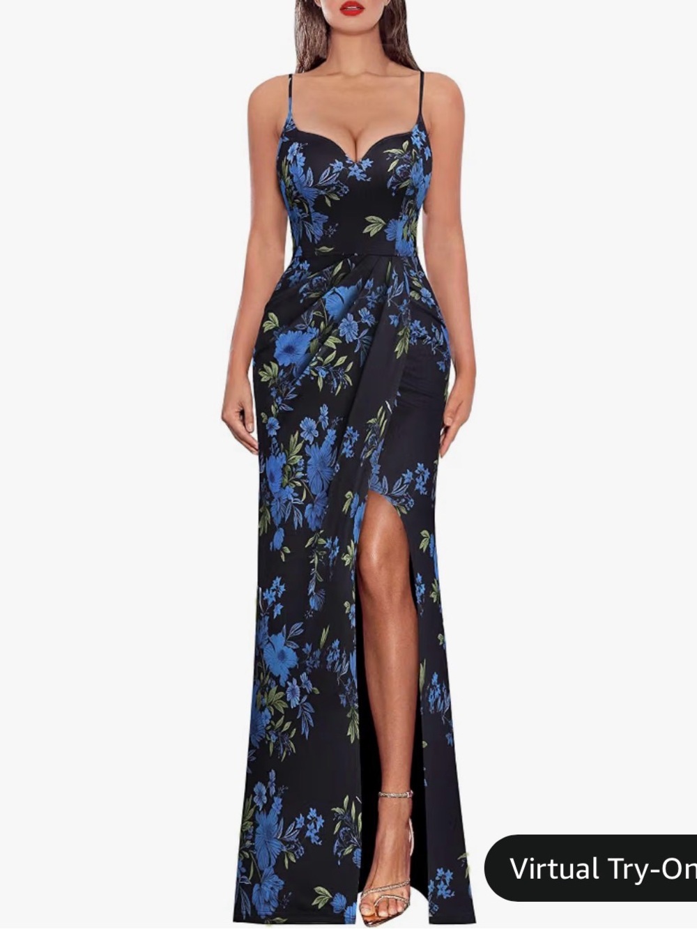 Womens Sexy Spaghetti Strap Formal Prom Evening Gala Long Maxi Dres